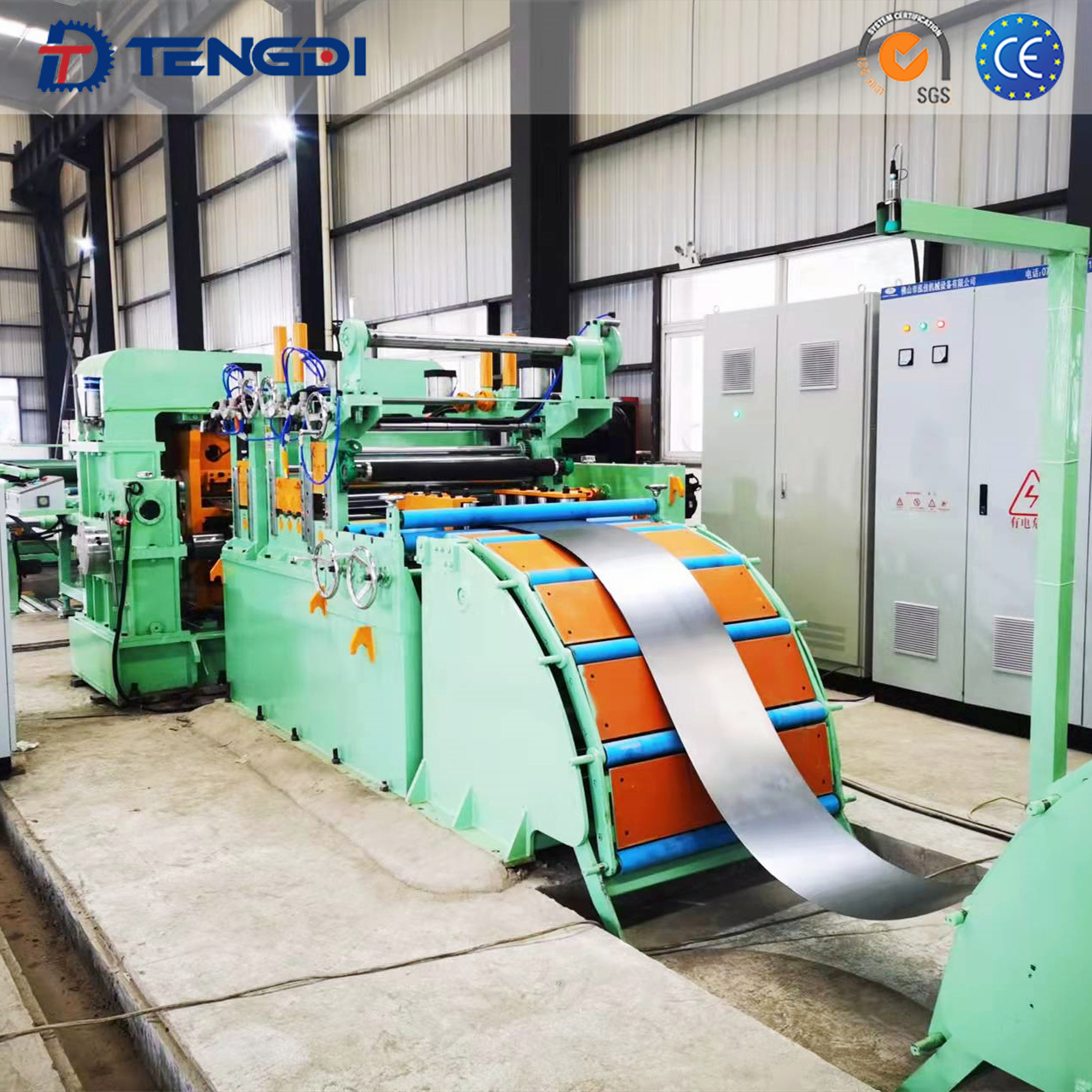 CTL: Cross cutting of stainless steel strip,cut to length for 0.3-2.0*900mm SS coil