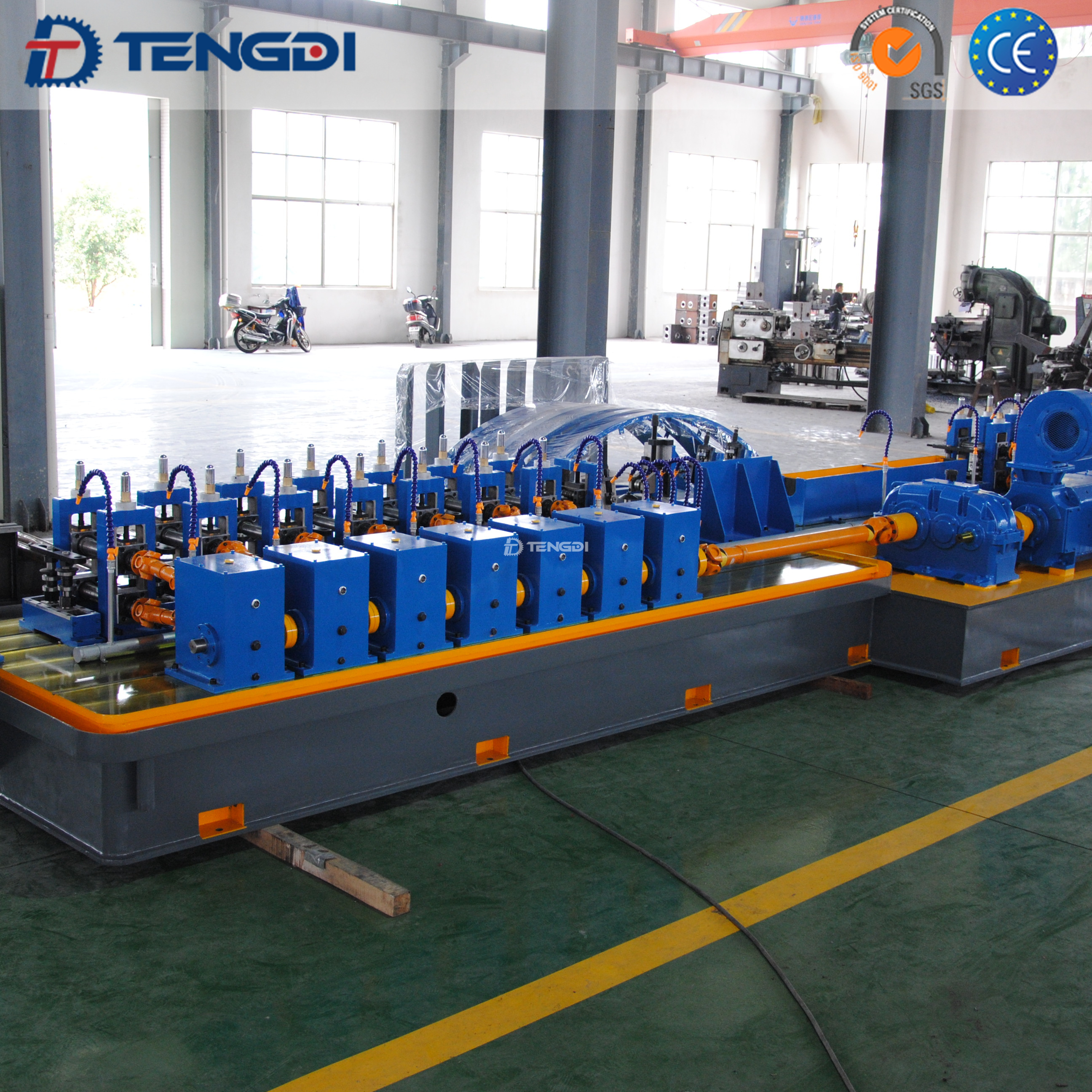 HG32 High Frequency Welding ERW Steel Tube Mill / Erw Tube Mill